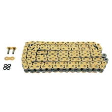 CHAINE MOTO AFAM 525 118 MAILLONS XS-RING SUPER RENFORCEE OR (A525XSR2-G 118L)