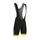 CUISSARD COURT GIST A BRETELLES FOND COOLMAX NOIR BORDS JAUNE FLUO S -5116