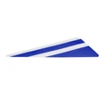 DECAL-ON  FRONT MUDGUARD "PIAGGIO GENUINE PART" (BLUE/WHITE)  PIAGGIO GILERA 50 SMT, RCR 2018>  -2H002114-