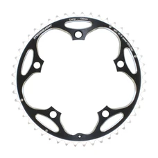 CHANRING FOR ROAD BIKE-5 arms- 48T. Ø130 -OUTER- BLACK -ALUMINIUM- 7075 STRONGLIGHT 9/10 Speed (SHIMANO TYPE)