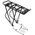 PORTE BAGAGE VELO ARRIERE A TRINGLES P2R ALU NOIR REGLABLE 28"/26"/24'' POUR CYCLOTOURISTE