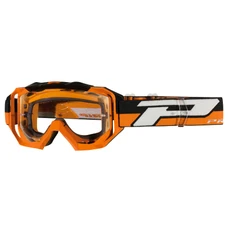 MASQUE/LUNETTES CROSS PROGRIP 3200 LS VENOM ORANGE ECRAN TRANSPARENT LIGHT SENSITIVE ANTI-RAYURES/ANTI U.V./ANTI-BUEE (HOMOLOGUE CE-EN-N° AC-96025 REV.2)