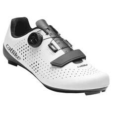 CHAUSSURE ROUTE CATLIKE KOMPACT'O R BLANC T41 FIXATION MOLETTE MICROMETRIQUE ATOP/VELCRO COMPATIBLE LOOK/SHIMANO (PAIRE)