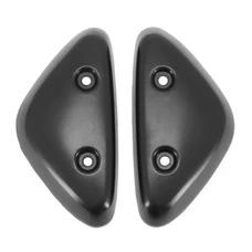 CARENAGE/PAD SCOOT ADAPTABLE MBK 50 STUNT/YAMAHA 50 SLIDER ARRIERE NOIR TEINTE MASSE (PAIRE) -P2R