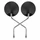 RETROVISEUR ADAPTABLE MASH 125 SEVENTY FIVE NOIR (PAIRE) -P2R