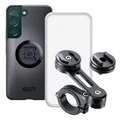 SUPPORT SMARTPHONE/TELEPHONE MOTO SP CONNECT PACK/KIT POUR SAMSUNG S22 + INCLUANT SUPPORT GUIDON ALU, COQUE SUR MESURE, PROTECTION D'ECRAN ETANCHE