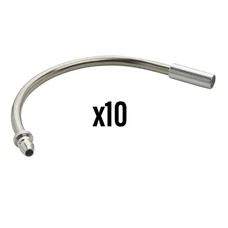 COUDE V-BRAKE ELVEDES 110- INOX (VENDU PAR 10)