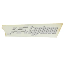 DECAL "TYPHOON" ON REAR RIGHT COWL "PIAGGIO GENUINE PART" 50 TYPHOON 2006>2010  -624316-