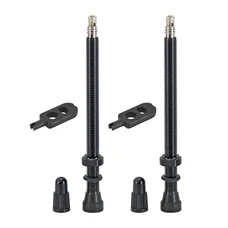VALVE DE PNEU TUBELESS PRESTA HUTCHINSON 80 mm OBUS DEMONTABLE (VENDU A LA PAIRE SUR CARTE)