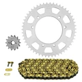 CHAIN AND SPROCKET KIT FOR DERBI 125 MULHACEN 2007>2013  428  14x51  (Ø SPROCKET 105/125/8.5)  (OEM SPECIFICATIONS)  -AFAM-