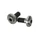EMBOUT DE GUIDON YASUNI PRO RACE ALU CNC GRIS DIAM 17 mm POUR GUIDON 22,2 mm (PAIRE)