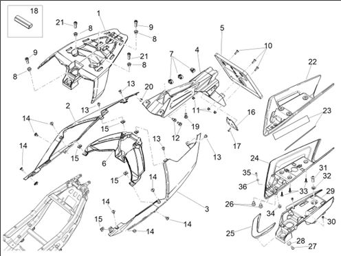 Carrosserie posterieure
