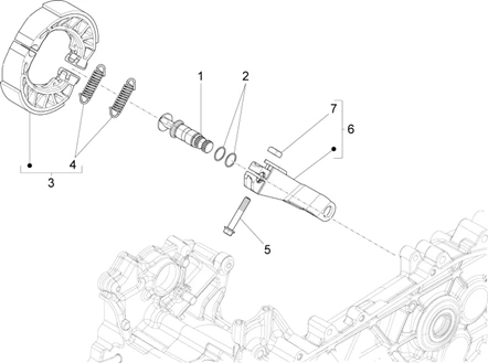 Frein posterieur - Mâchoire