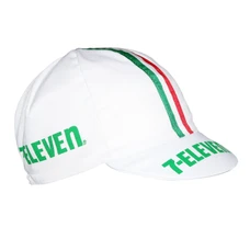 CYCLING CAP-VINTAGE TEAM 7-ELEVEN - white