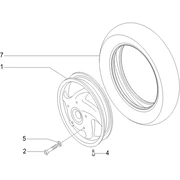 Roue avant