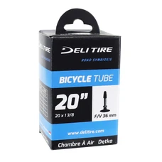 CHAMBRE A AIR VELO 20 x 1 3/8 - 500A DELI VALVE PRESTA 36mm