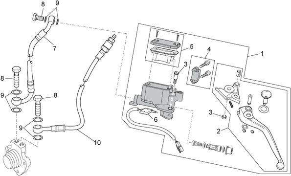 Commande embrayage cpl