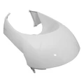 CARENAGE/TABLIER AV INFERIEUR SCOOT ADAPTABLE PEUGEOT 50 KISBEE 2T ET 4T TOUS MODELES (NOUVEAU 2018> + ANCIEN MODELE 2010>2017) BLANC BRILLANT -P2R