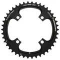 CHAINRING FOR MTB- Ø104 - 4arms-FOR DOUBLE- 42T. external Ø104 2X10 OUTER BLACK STRONGLIGHT . 10 Speed For SRAM XO Threaded