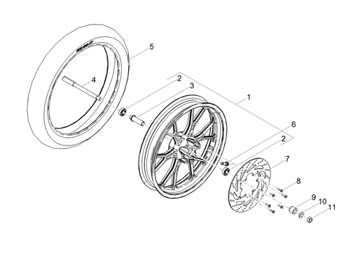 Roue Av.