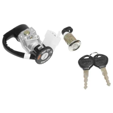 CONTACTEUR A CLE SCOOT ADAPTABLE KYMCO 50 DINK 2T 1998>2000, 125 DINK 1997>2000 (5 FILS) (AVEC SERRURE DE SELLE)  -SELECTION P2R-