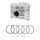 PISTON (CAT-B) ORIGINE PIAGGIO 125 MP3 2007>, BEVERLY 2005>, X8 2004>, X9 2003>, X10 2012>, X-EVO 2007>, VESPA GTS 2007>/GILERA 125 NEXUS 2007>, RUNNER 4T 2005>/APRILIA 125 ATLANTIC 2003  -1A0077850B-