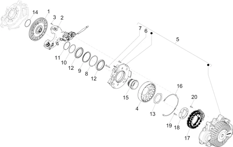 Volant magnetique