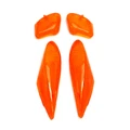 LENS FOR FLASHER FOR SCOOT MBK 50 BOOSTER NG 1995>1998/YAMAHA 50 BWS NG 1995>1998 FRONT+REAR ORANGE (x4) -REPLAY