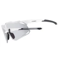 LUNETTES VELO ADULTE GIST ECLIPSE MONTURE BLANC VERRE PHOTOCROMIC QUI S'ADAPTENT AUTOMATIQUEMENT A LA LUMINOSITE PROTECTION 100% UV - (VERRE CAT 1-3)