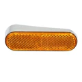 REFLECTOR - LEFT- "PIAGGIO GENUINE PART" 50-125 VESPA LX, PRIMAVERA, VESPA-S, SPRINT, 125-250-300 VESPA GTS  -584083-