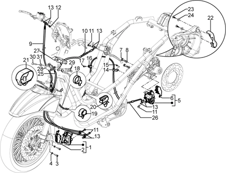 Tuyaus du freins - Etriers de frein