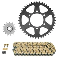 KIT CHAINE ADAPTABLE KAWASAKI 750 Z750 2004>2014 520 15x43 (DIAM COURONNE 80/104/10.5) (DEMULTIPLICATION ORIGINE) -AFAM