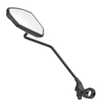 MIRROR FOR BICYCLE - ERGOTEC M-77 LV PLASTIC/STEEL - LEFT - BLACK- 120 x 80 x 55 mm