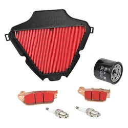 KIT ENTRETIEN MOTO ADAPTABLE HONDA 750 NC X / NC X DCT 2021> PLAQUETTE METAL FRITTE (PACK 6 PIECES) -SELECTION P2R PREMIUM