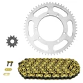 KIT CHAINE ADAPTABLE SHERCO 50 ENDURO 2002>2007, SE ENDURO 2014>2017, ENDURO URBAN 2008>2013, SE R ENDURO 2016>2020  428  12x56  (DIAM COURONNE 110/125/8.5)  (DEMULTIPLICATION ORIGINE)  -AFAM-