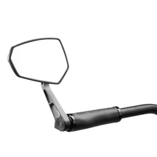 MIRROR FOR BICYCLE - ERGOTEC M-77 PLASTIC/STEEL - LEFT/RIGHT - BLACK - COMPATIBLE FOR SCOOTER