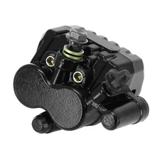 ETRIER DE FREIN ADAPTABLE SCOOTER CHINOIS DOUBLE PISTON NOIR (GAUCHE) -P2R