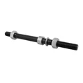 AXE DE ROUE CYCLO DIAM 12 x 100 x 182 mm ADAPTABLE PEUGEOT 103 ROUE A RAYONS -SELECTION P2R