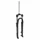FORK- FOR TREKKING BIKE 28 " 700X35 ZOOM 187D BLACK ALUMINIUM - COIL - travel. 65mm - Threadless steerer Ø 1"1/8-28,6 external- COMPATIBLE DISC+ MUDGUARD FIXATIONS -FOR LEADER FOX