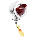 FEU GLIDE CYCLO/MOTO DECORATIF CHROME AVEC CASQUETTE (ECLAIRAGE ROUGE) -SELECTION P2R