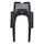 GRILLE DE CAPOTAGE FOURCHE CYCLO POUR PEUGEOT 103 MVL, VOGUE NOIR  -SELECTION P2R-