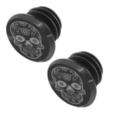 BOUCHON DE CINTRE VTT SWITCH SKULL NOIR/GRIS (SUR CARTE PAR 2)