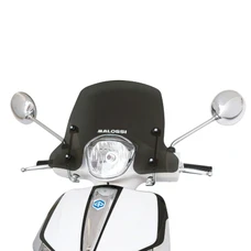 WINDSHIELD FOR MAXISCOOTER FOR PIAGGIO 50-125 LIBERTY I-GET 2017> (SMOKED) -MALOSSI