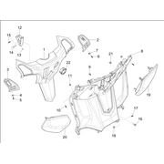 Coffre avant - Contre-tablier