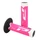 REVETEMENT POIGNEE PROGRIP MOTO OFF ROAD 788 TRIPLE DENSITE FLUO DESIGN BLANC/FUCHSIA/NOIR CLOSED END 115mm (CROSS/MX) (PAIRE)