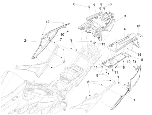 Carrosserie posterieure