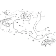 Avant tuyaus du freins - Pompe