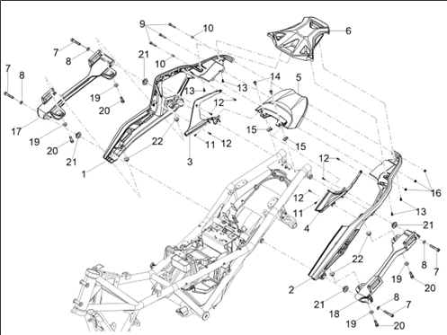 Carrosserie posterieure