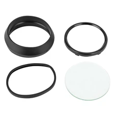 KIT REPARATION COMPTEUR CYCLO ADAPTABLE MBK 51 / PEUGEOT 103 (POUR COMPTEUR ROND) (ENTOURAGE + VITRE + JOINT) -SELECTION P2R