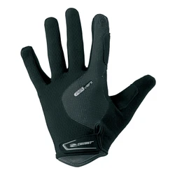 ADULT CYCLING GLOVE- LONG - GIST HERO (For MTB) GEL BLACK L (PAIR) TOUCHSCREEN FUNCTION-5532